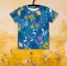 Load image into Gallery viewer, Bright in blue Kids T-shirt
