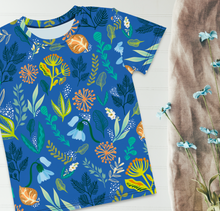 Load image into Gallery viewer, Bright in blue Kids T-shirt