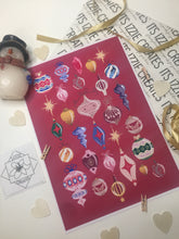 将图片加载到图库查看器,Lost my Baubles Red Poster