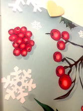 Загрузить изображение в средство просмотра галереи, Holly Christmas wrapping paper (A3, pack of 10)