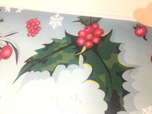 Загрузить изображение в средство просмотра галереи, Holly Christmas wrapping paper (A3, pack of 10)