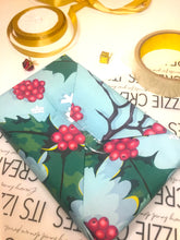 Загрузить изображение в средство просмотра галереи, Holly Christmas wrapping paper (A3, pack of 10)