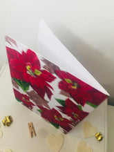 Загрузить изображение в средство просмотра галереи, Poinsettia Christmas Card