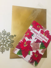 Загрузить изображение в средство просмотра галереи, Poinsettia Christmas Card