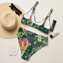 Загрузить изображение в средство просмотра галереи, Tropical Recycled high-waisted bikini