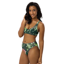 Загрузить изображение в средство просмотра галереи, Tropical Recycled high-waisted bikini