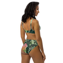 Загрузить изображение в средство просмотра галереи, Tropical Recycled high-waisted bikini