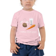 Cargar imagen en el visor de la galería, SANTA STOP HERE Toddler Short Sleeve Tee