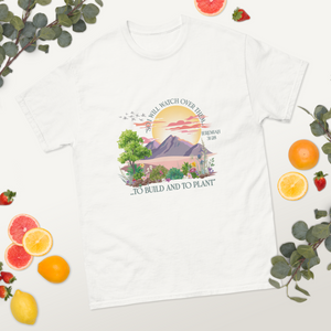 To build and to plant, unisex classic tee