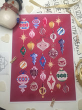 Cargar imagen en el visor de la galería, Lost my Baubles Red Poster
