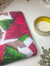 Загрузить изображение в средство просмотра галереи, Poinsettia Christmas wrapping paper (A3, pack of 10 sheets)

