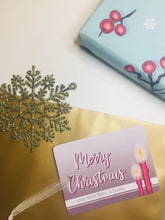 Загрузить изображение в средство просмотра галереи, Personalised Candle Christmas label
