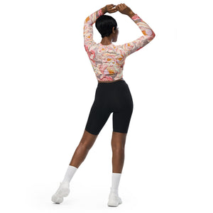 Rose crop top