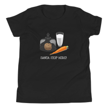 Cargar imagen en el visor de la galería, SANTA STOP HERE UNISEX KIDS T-Shirt
